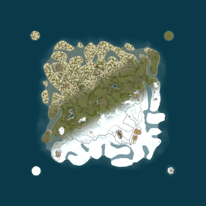 Map of Sand Rust - US 10x | No BPs | Kits | Shop