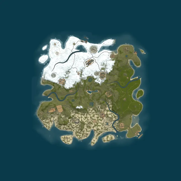 Map of Rusticulous (EU) Solo Beginner friendly, low decay, monthly wip