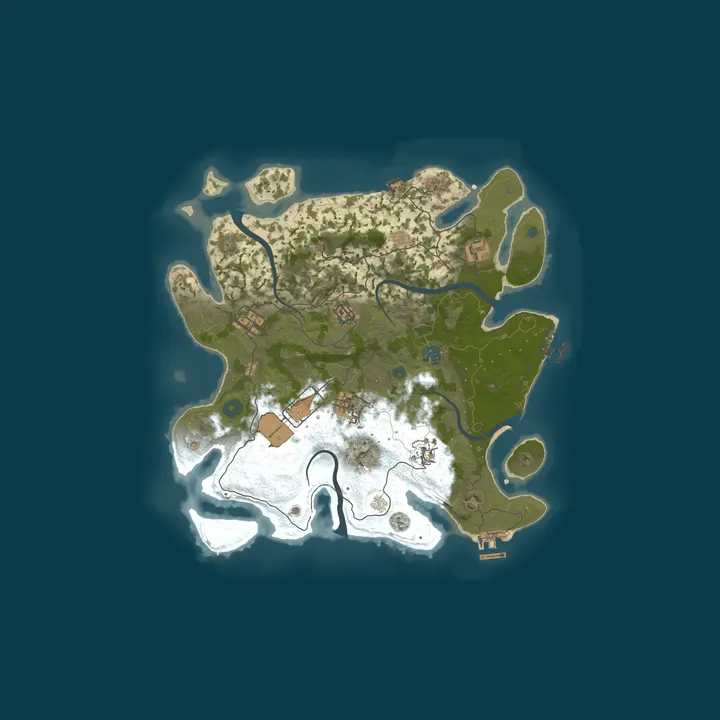 Map of NorRust | EU 2x Monthly | Solo/Duo/Trio | Skills Mini Events