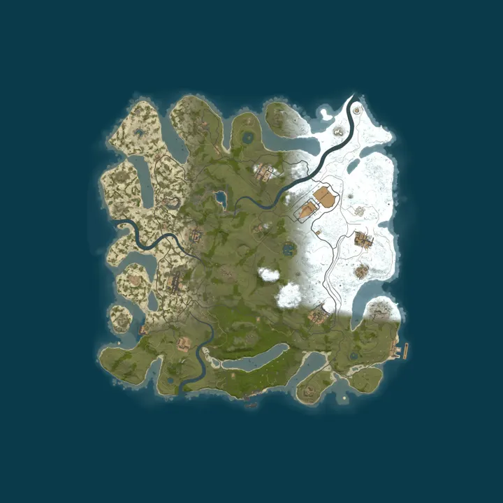 Map of MONDAY x2 | GGRust #2 | Для новичков 2x