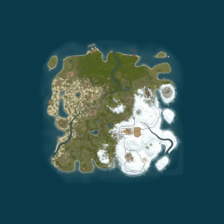 Map of #4 [RU] ДЛЯ НОВИЧКОВ X2|MAX5|ORP|SHOP|R7ZONE.RU