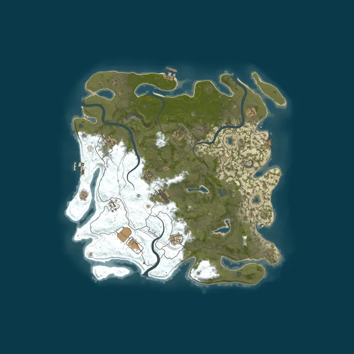 Map of RUST - PAIN | X2 | NO LIMIT