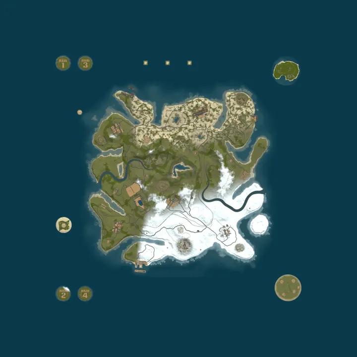 Map of [LATAM] [BR] RUSTALIA PVE | Wiped: 13d 10h