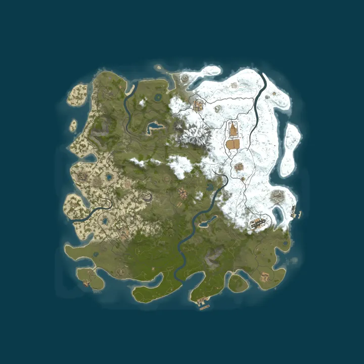 Map of Savage Sands