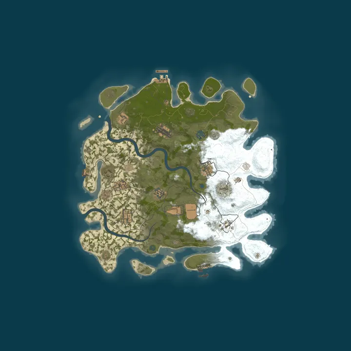 Map of [X4]  RUSTREAL