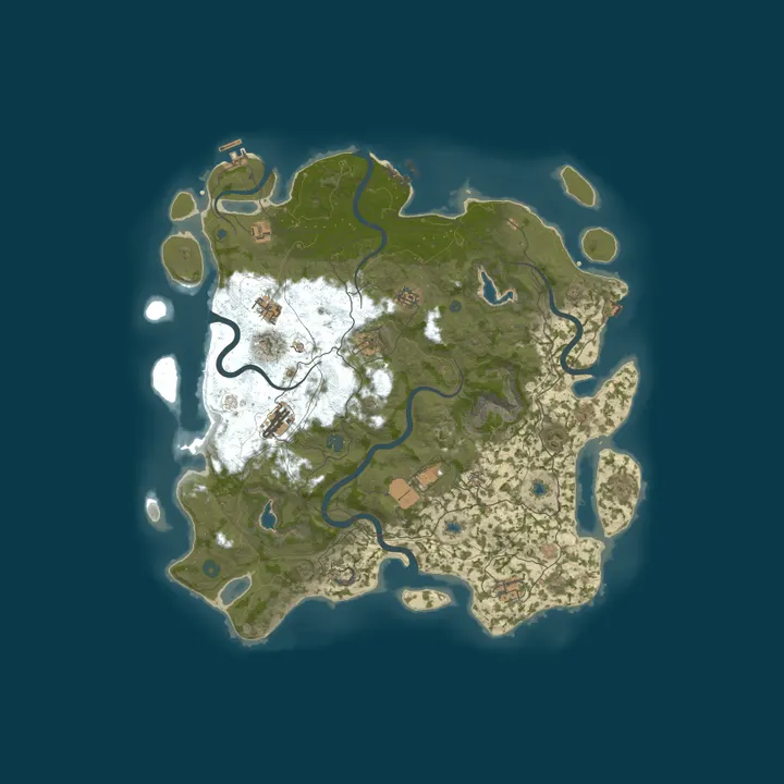 Map of [DE]-=Rustplatz Niceservice=- Vanilla since 2016