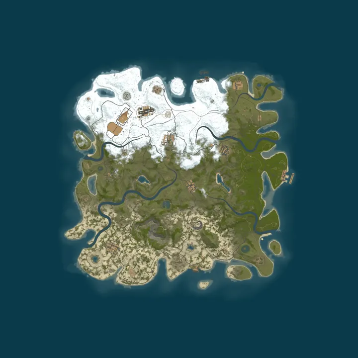 Map of Ominous Prime Rust | Curated Rust Experience