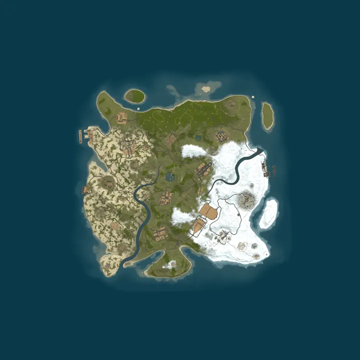 Map of CORRODE RUST | 2X Solo ONLY | JUST WIPED!