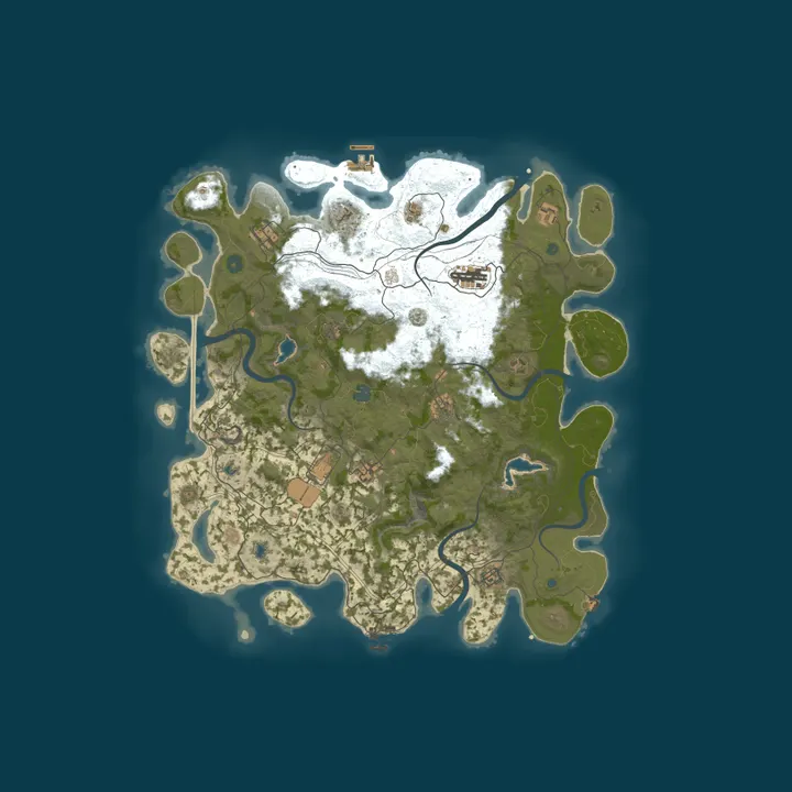 Map of bunker test