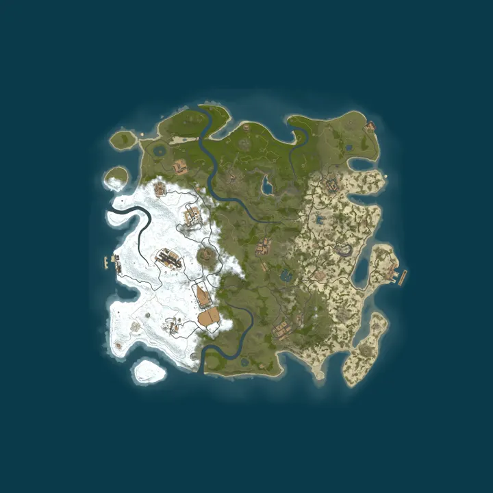 Map of RUST PIRATE X5 TRIO[KIT|EVENT|SKIN|BOTS] РОССИЯ 15.09