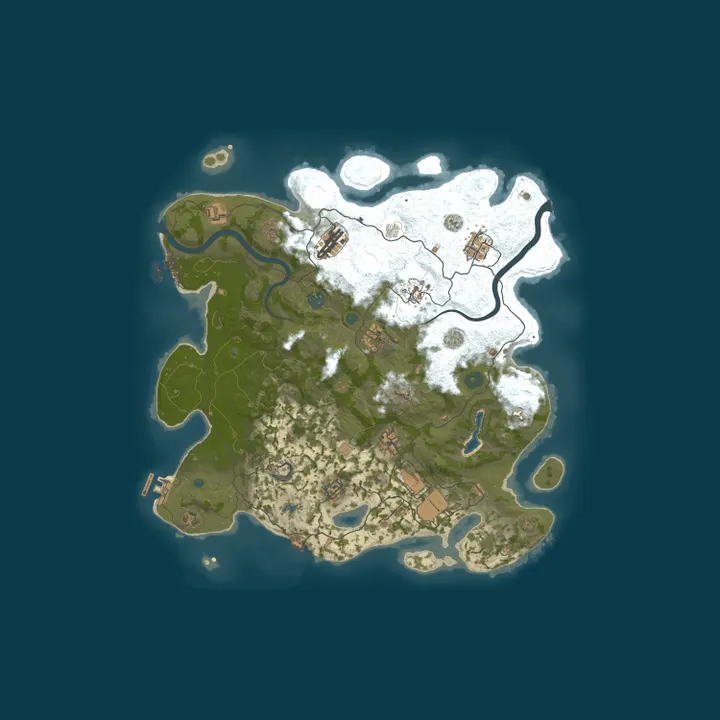 Map of RUST PIRATE X5 Loot+ [EVENT|SKIN|BOTS] РОССИЯ 13.10